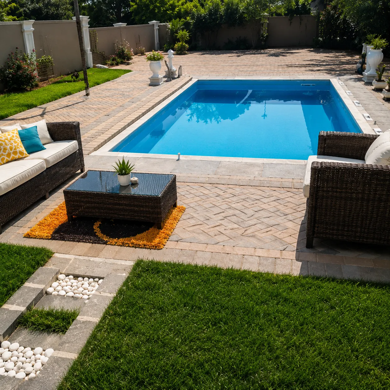 Poolside elegance